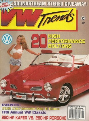 VW TRENDS 1995 SEPT - HI-PO BOLT-ONS, SWEET 63 NOTCH, EXTRUDE HONING